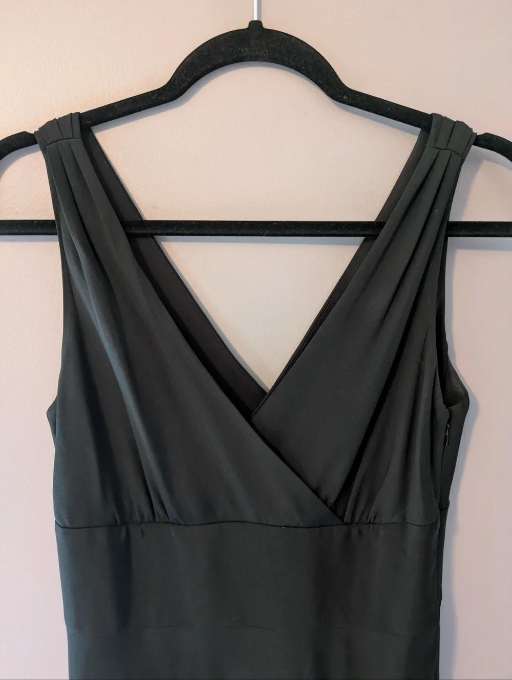 J Crew Black Silk Dress 6